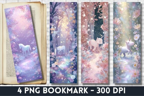 A Magical Pastel Fairy Unicorn Bookmark for Creative Website Design
