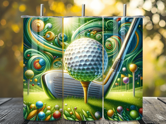 Artistic Golf Club and Ball Tumbler Wrap Review for Local Branding