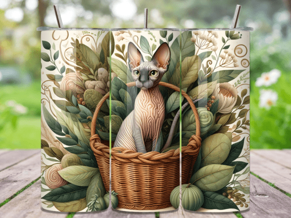 Cat Basket Botanical Tumbler Wrap Review for Real Crafting