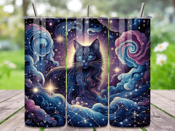 Celestial Nebula Cat Tumbler Wrap Review: A Cosmic Addition to Your Design Toolkit