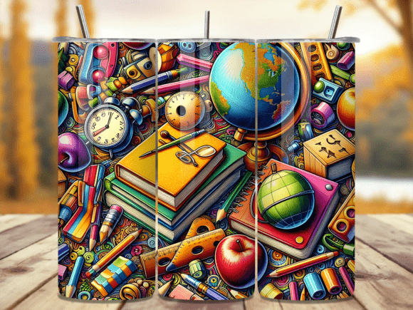 Doodle Back to School Tumbler Wrap Review