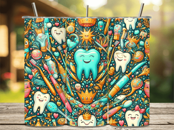 Floral Dental Pattern Tumbler Wrap PNG: A Designer’s Practical Review