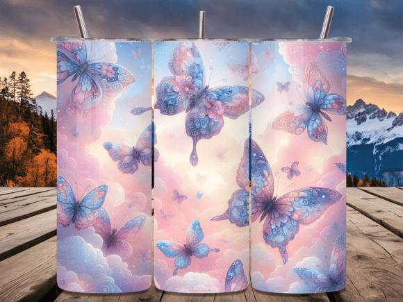 Magic Pastel Butterfly Tumbler Wrap Review for Crafters